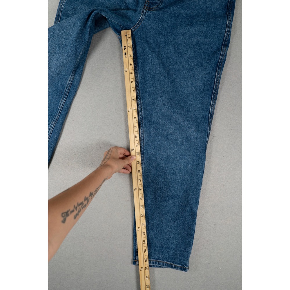 Sezane Womens Denim High Waisted Straight Leg Jeans Blue Size 42 FR/US 10 French image 6